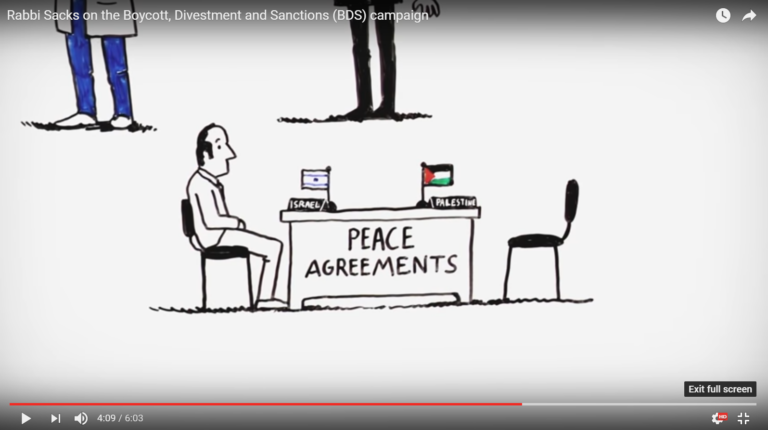 ‘Dear Rabbi Sacks – stop your lies about BDS’